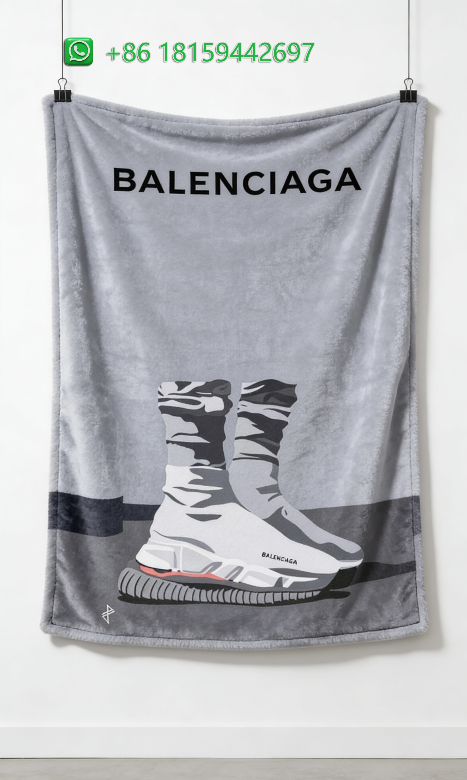 Balenciaga Throw Blankets